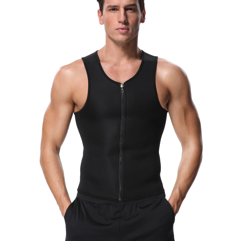 Corset Sauna Vest Zipper
